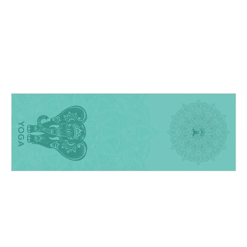 Fleece Yoga Towel Sweat Absorbent Non-Slip Fitness Mat