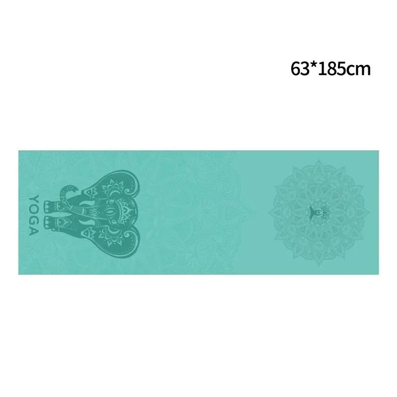 Fleece Yoga Towel Sweat Absorbent Non-Slip Fitness Mat