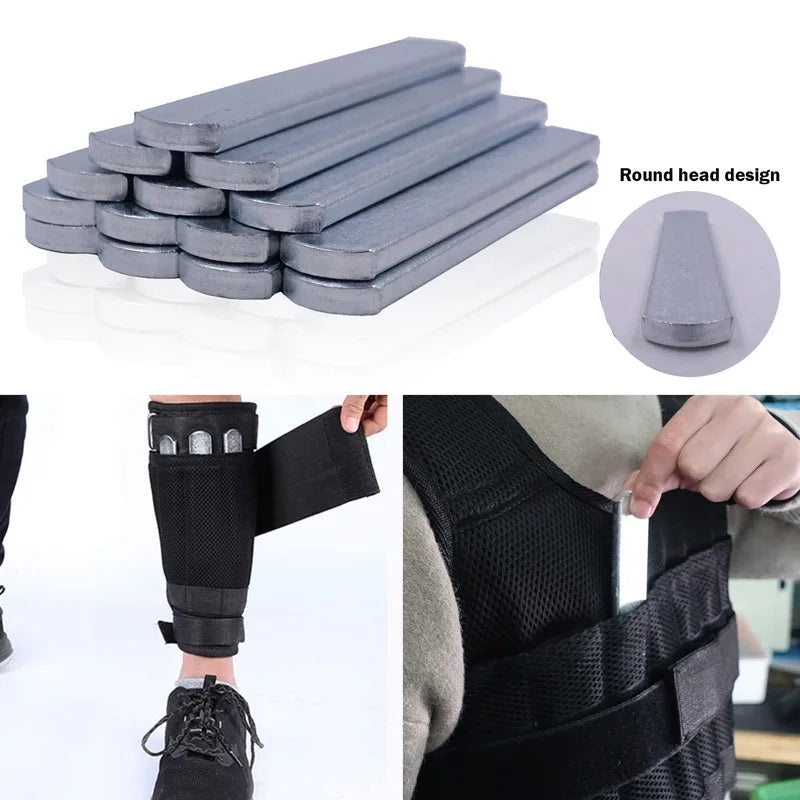 Steel plates weigh 0.2kg each