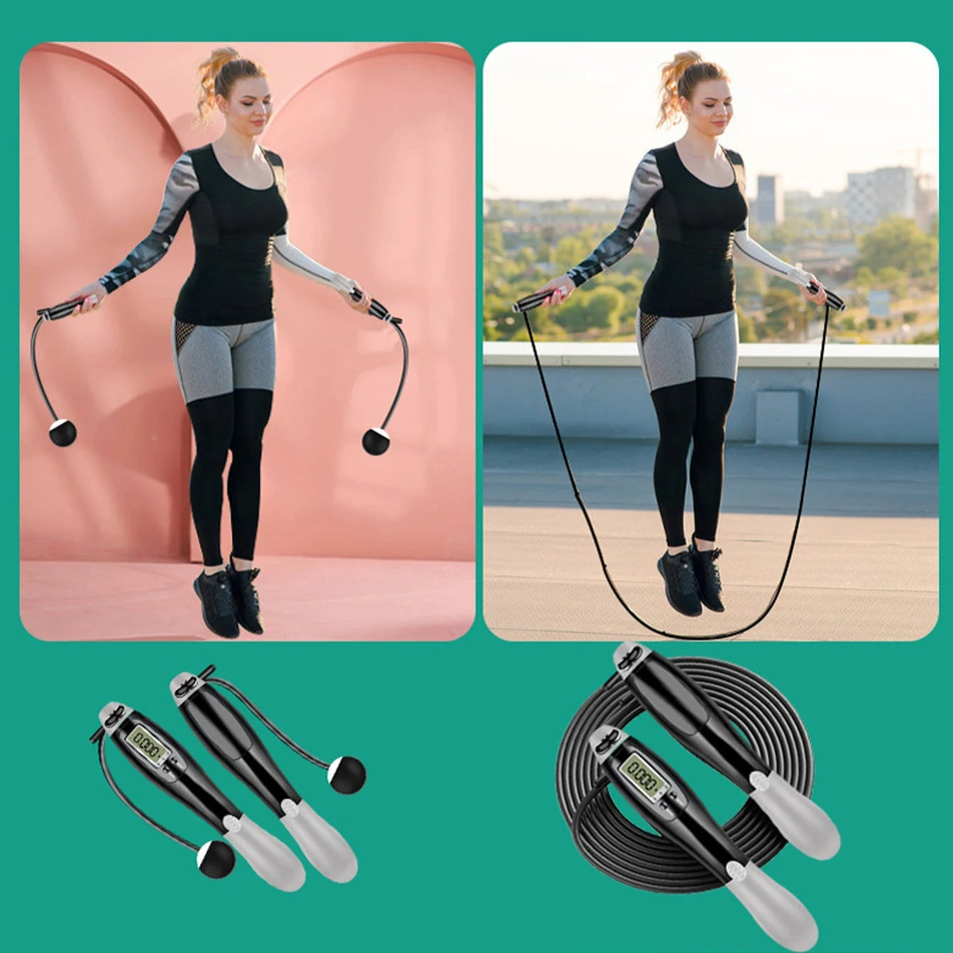 Smart Cordless Counting Jump Rope