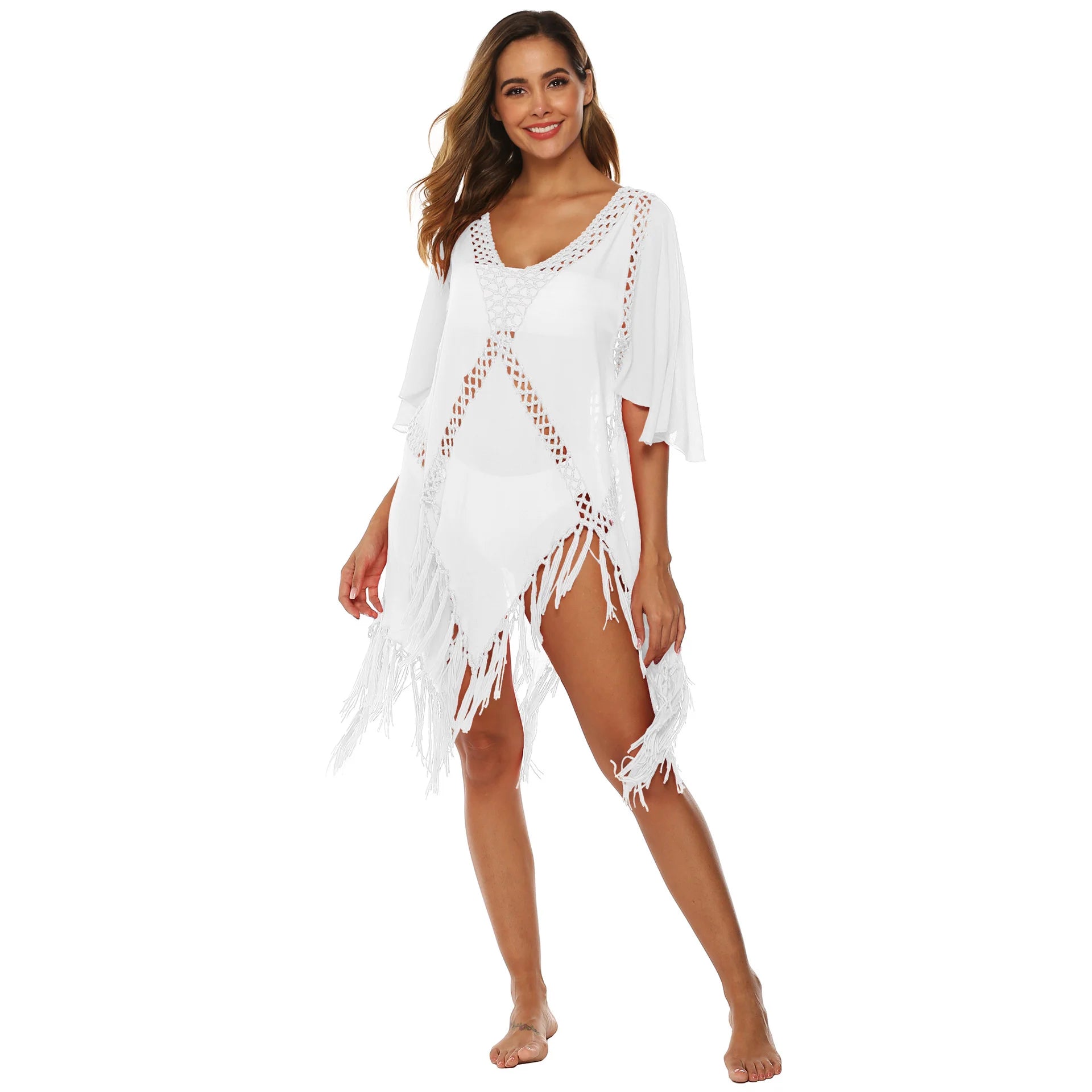 Backless Tassel Beach Dress