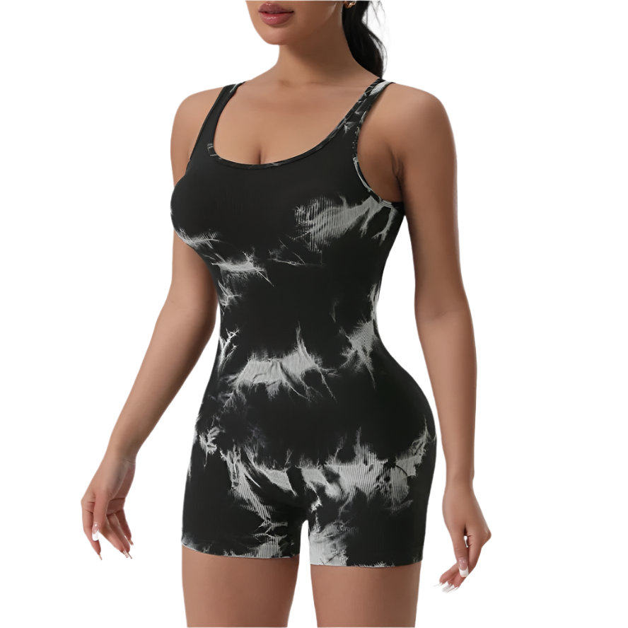 Sleeveless U-Neck Yoga Jumpsuit
