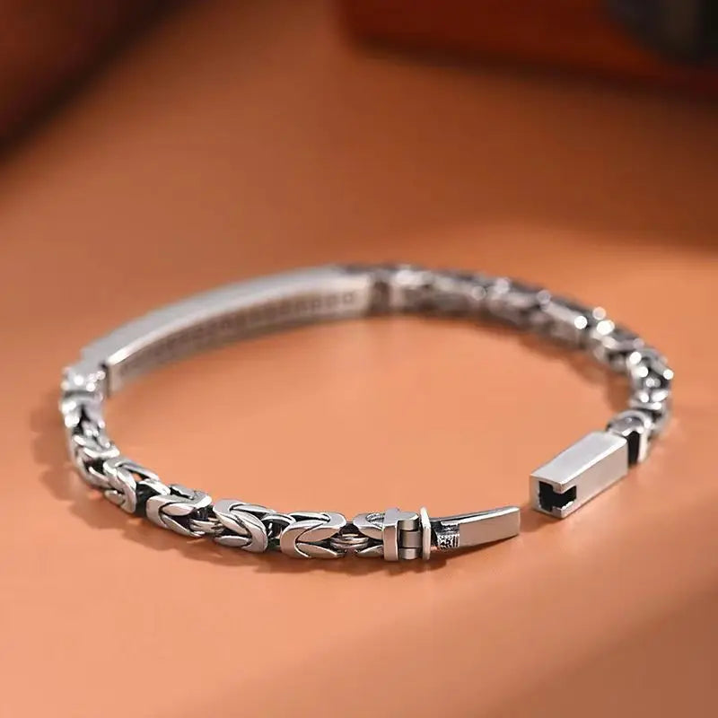 S925 Sterling Men's Lucky Bracelet