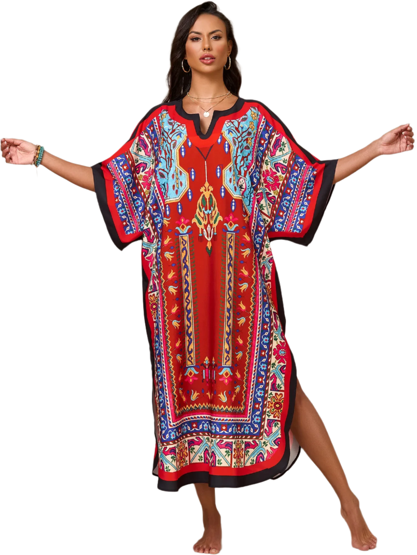 Dashiki Maxi Coverup