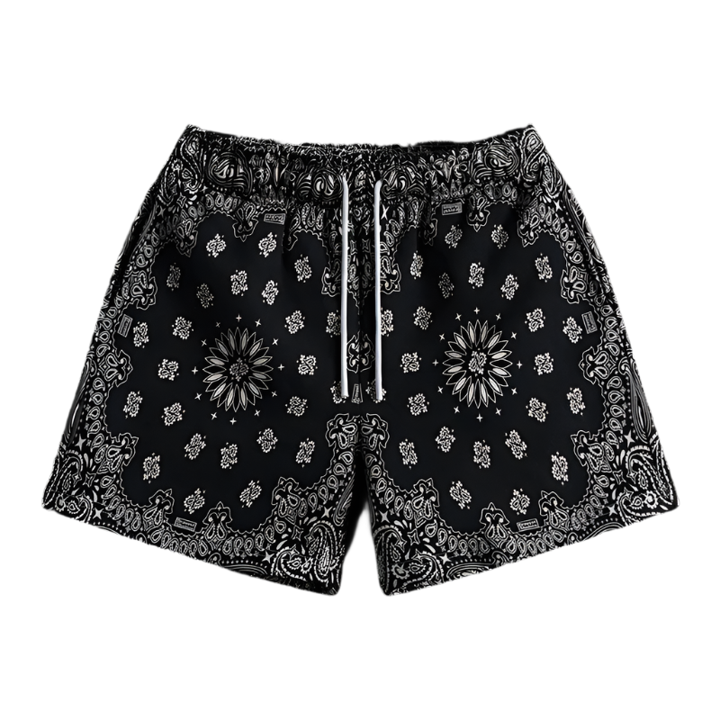 Cashew Graphics Print Beach Shorts