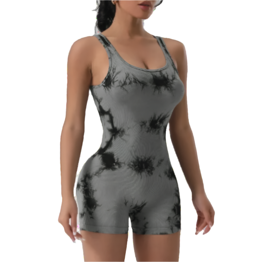 Sleeveless U-Neck Yoga Jumpsuit