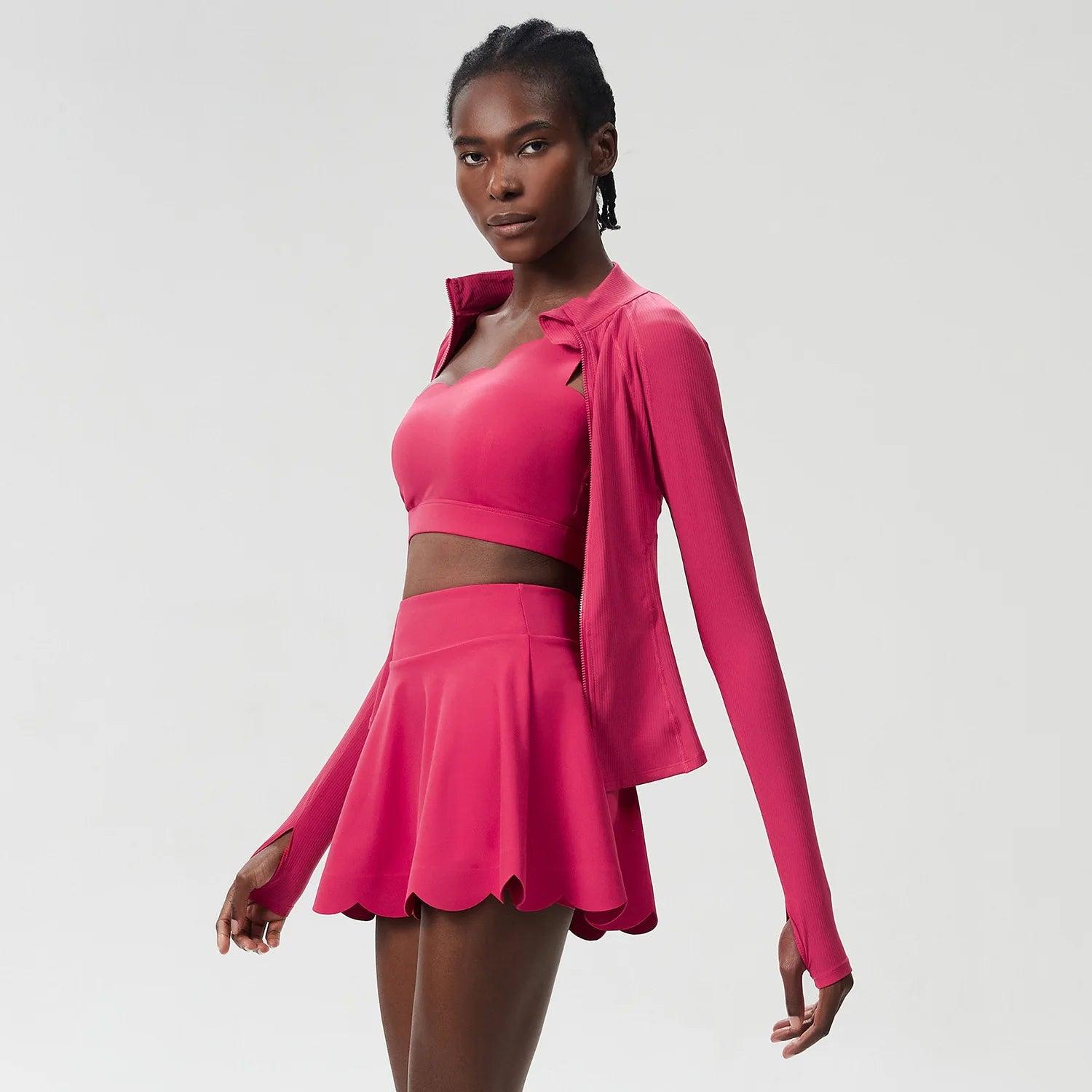 Athletic Three Piece Skirt Set