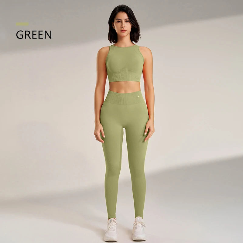 Seamless High Waist Yoga Set