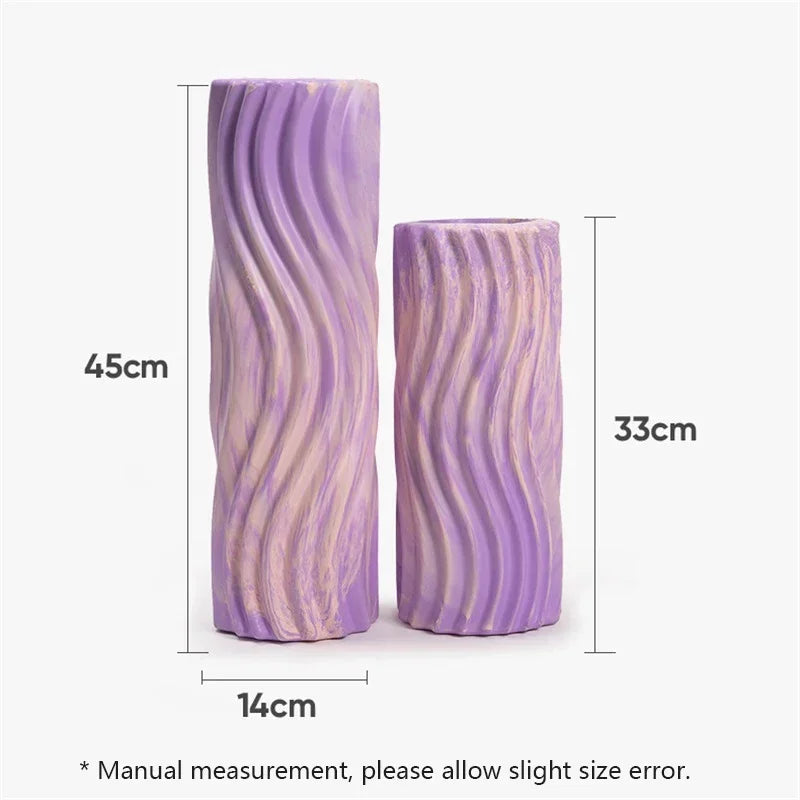 Iridescent Wave Foam Roller