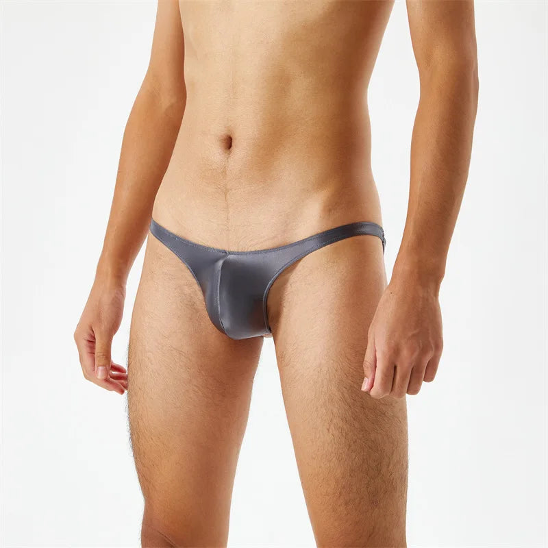 Glossy Satin String Bikini