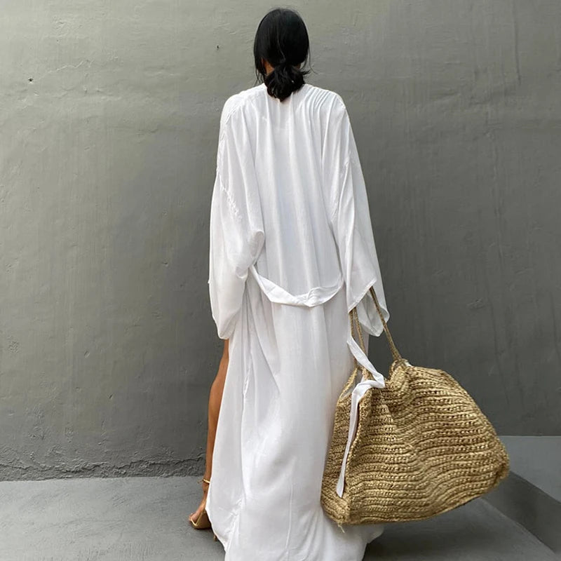 Belted Wrap Beach Robe