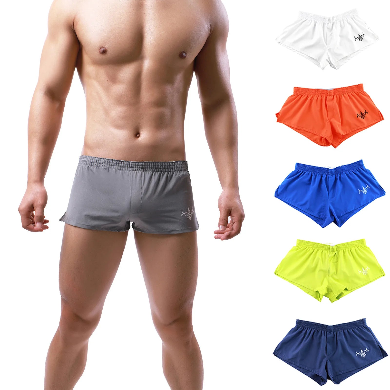 Fitted Bodybuilding Gym Shorts
