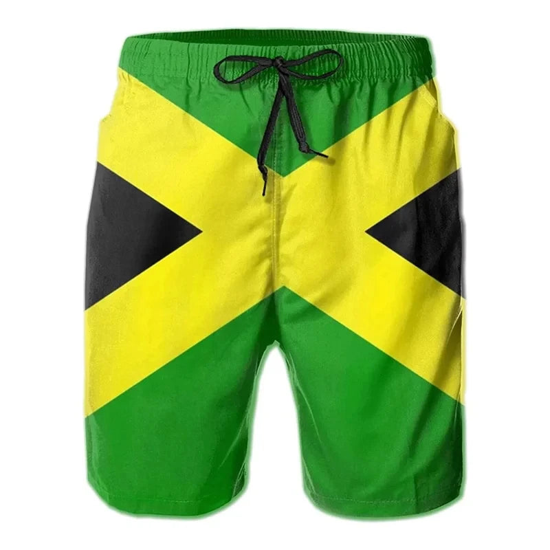 3D Jamaican Flag Trunks
