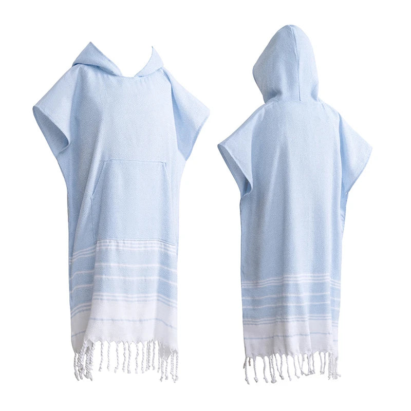 Quick-Dry Cotton Poncho