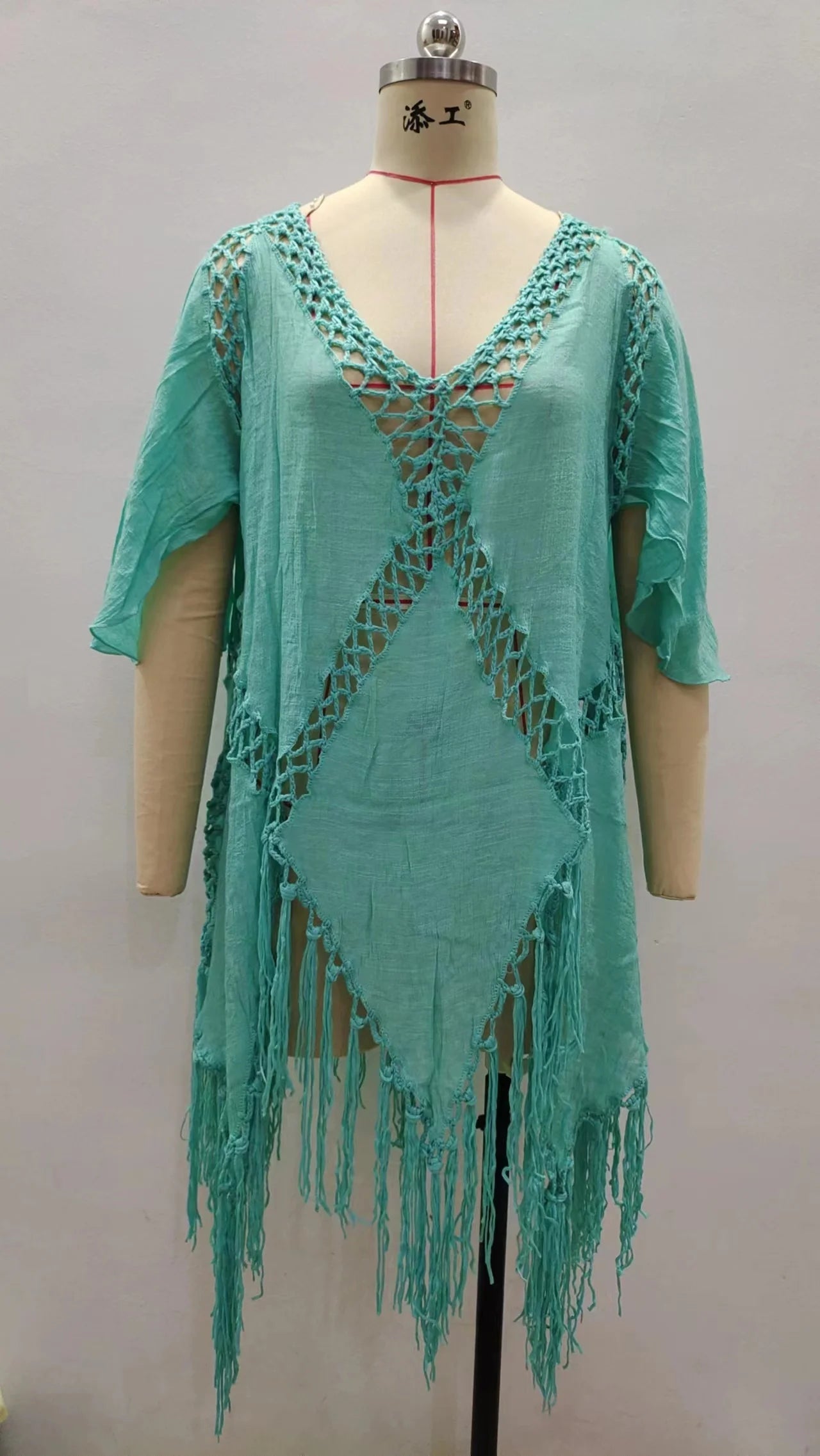 Backless Tassel Beach Dress