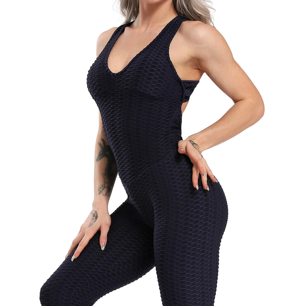 Halter Bandage Bodycon Jumpsuit