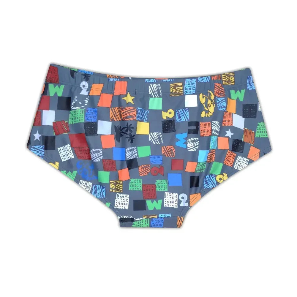 Square Graffiti - Swim Briefs