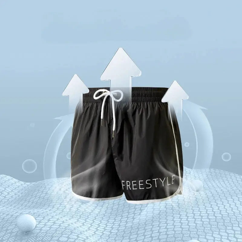 Quick-Dry Breathable Swimming Trunks