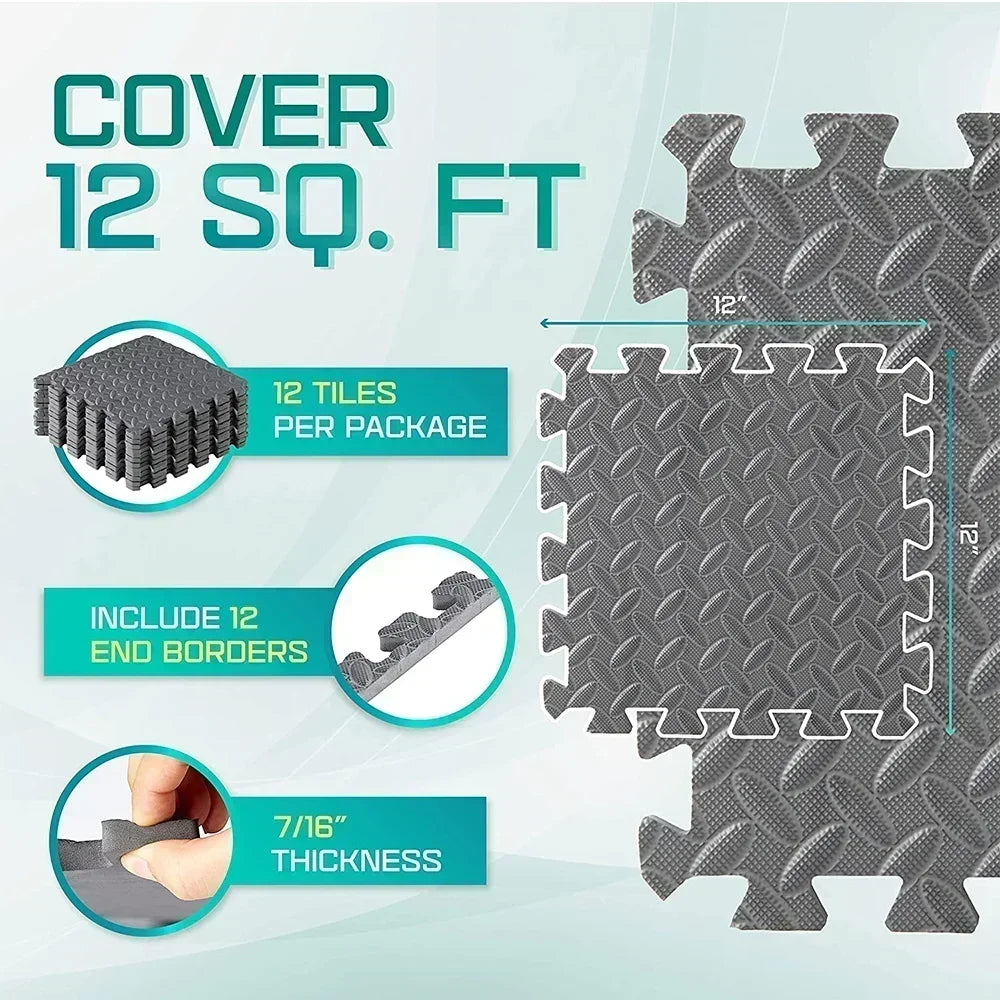 Interlocking Foam Fitness Tiles