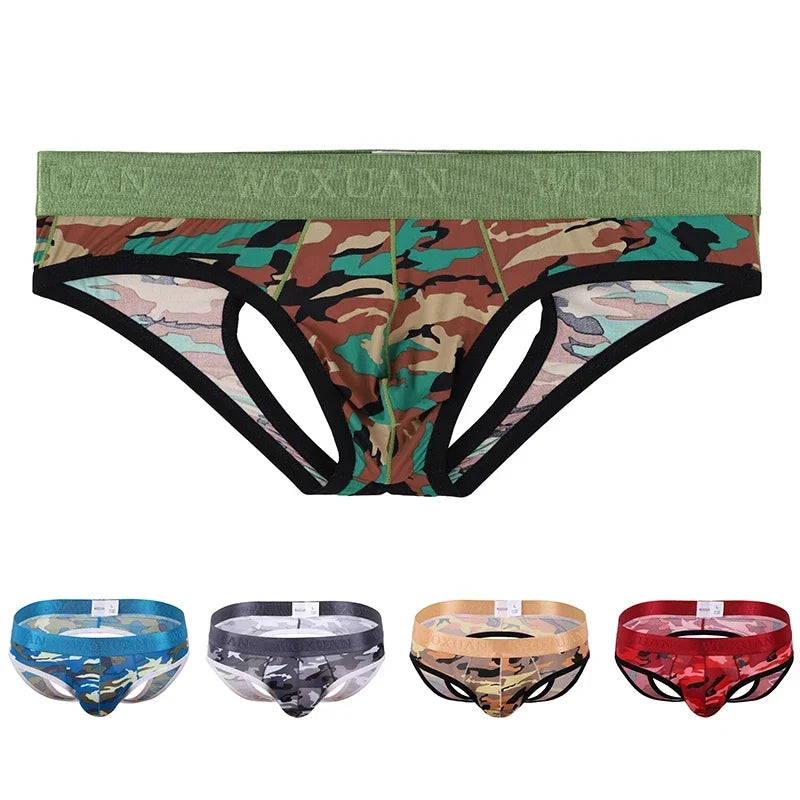 Camouflage U-Pouch Low-Rise Jockstrap