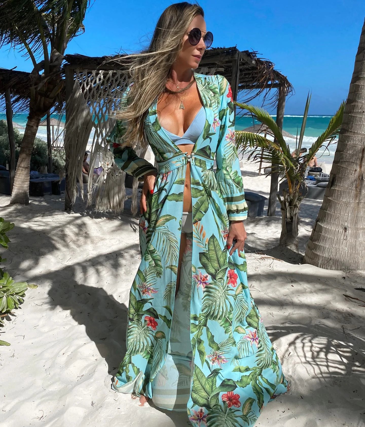 Bohemian Beach Sleeve Dress