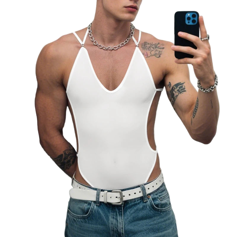 INCERUN Sexy Mesh Bodysuit Romper