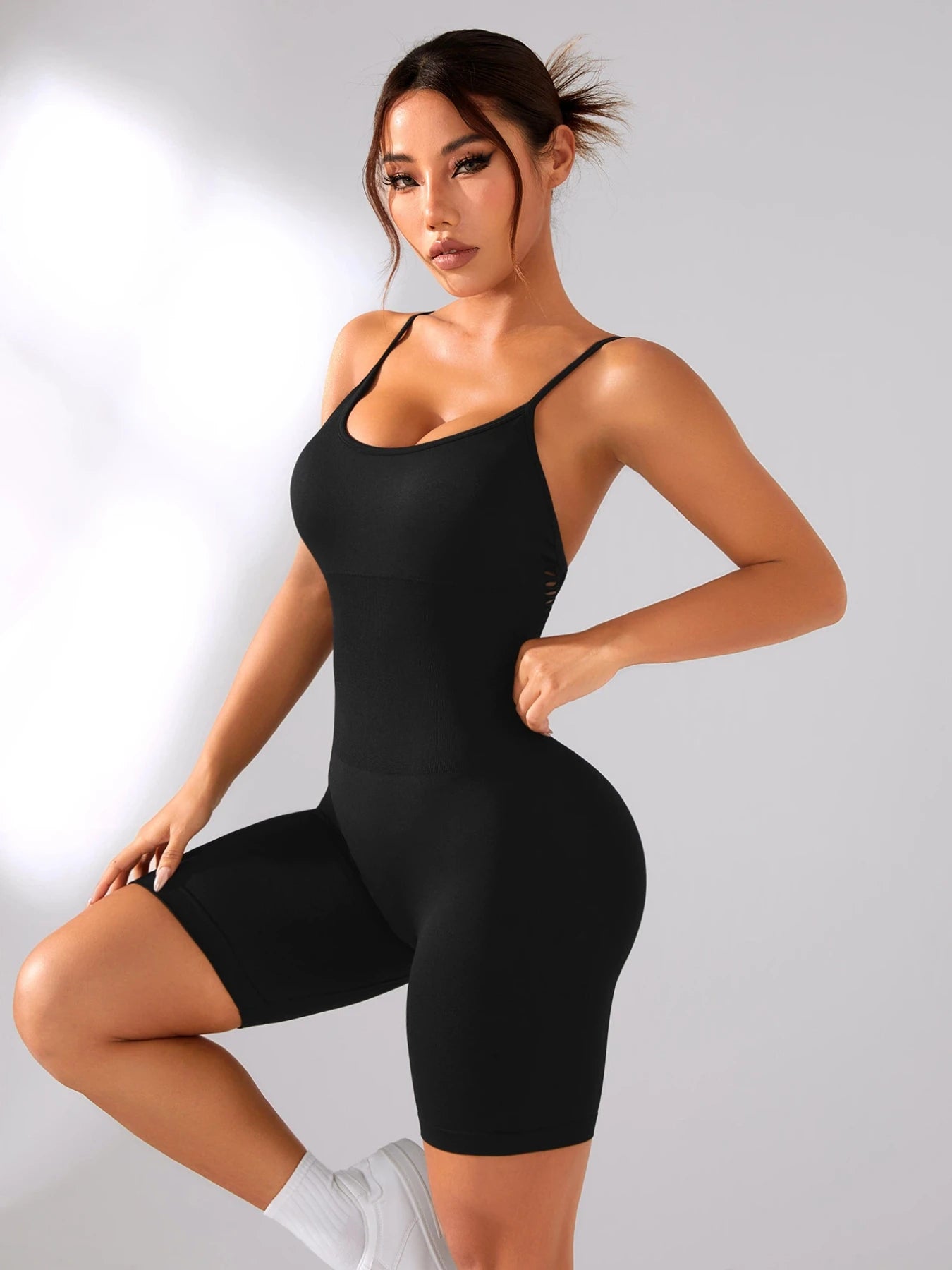 Seamless Hollowout Yoga Romper