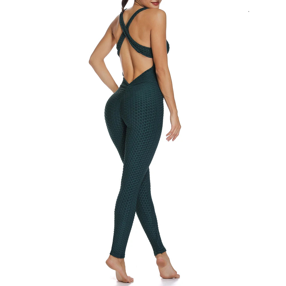 Halter Bandage Bodycon Jumpsuit