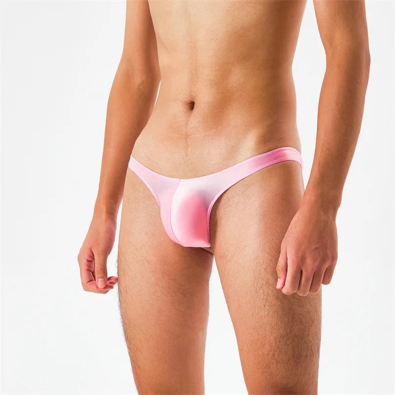 Glossy Satin String Bikini