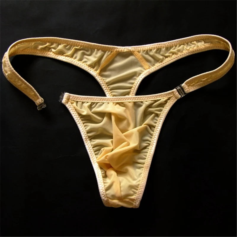 Sheer Breathable Low-Rise Thong