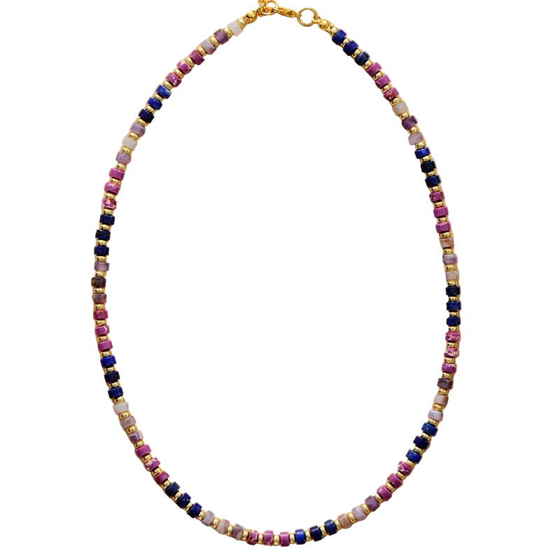 Handmade Turquoise Beaded Choker