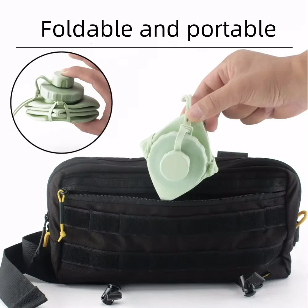Foldable Silicone Travel Bottle