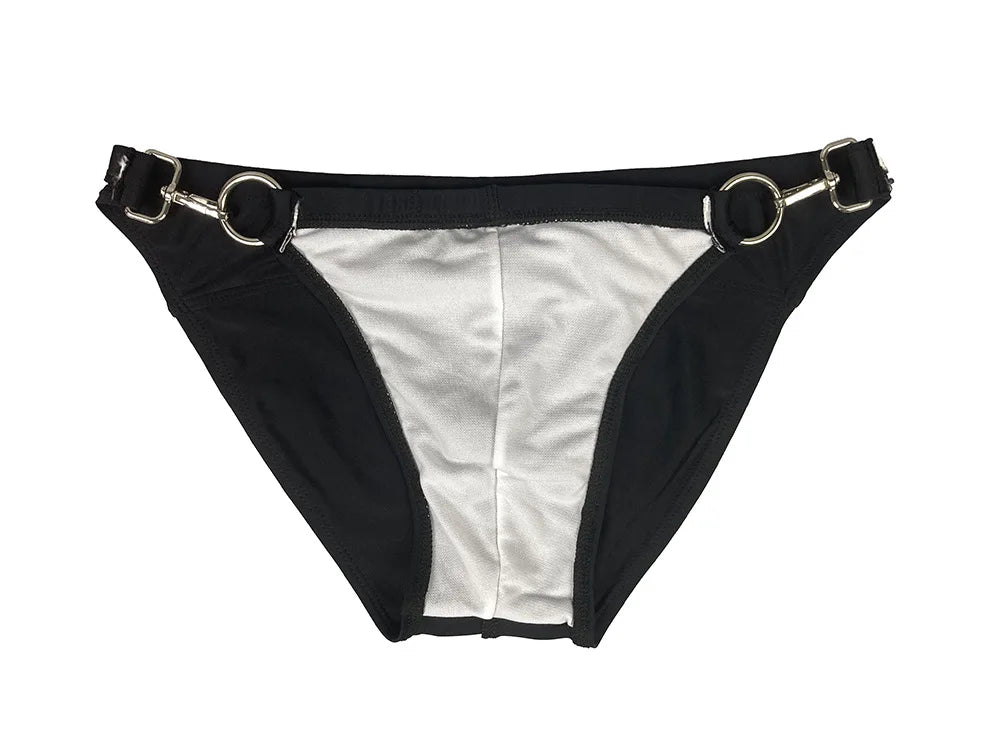 Double Sided Metal Buckle - Swim Mini Briefs