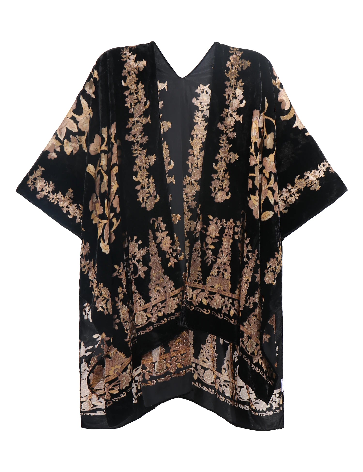 Tassel Plush Beach Kimono