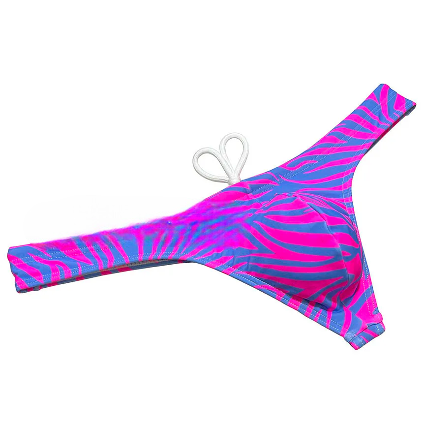 Polychrome Bikini Swim Thong