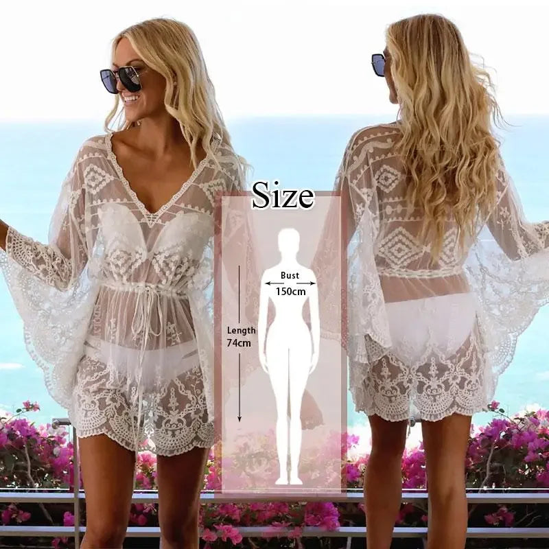 Lace Pareo Beach Tunic