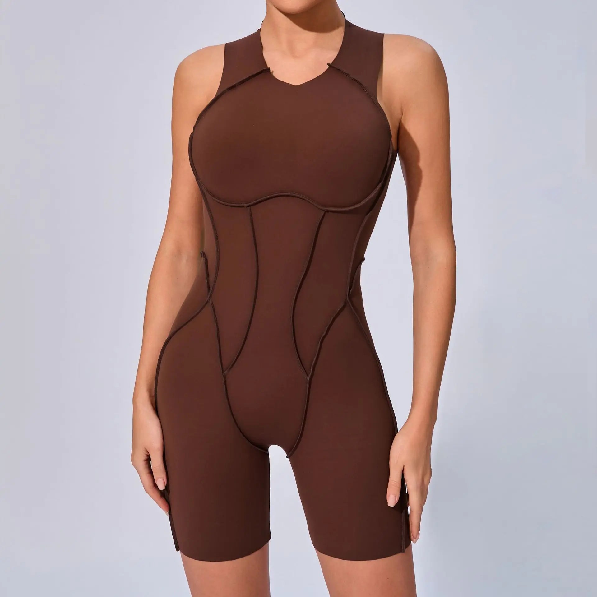 Sleeveless Fitness Bodysuit