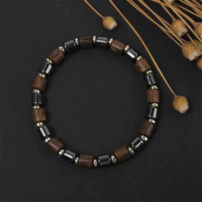 Handmade Black Hematite Bracelet