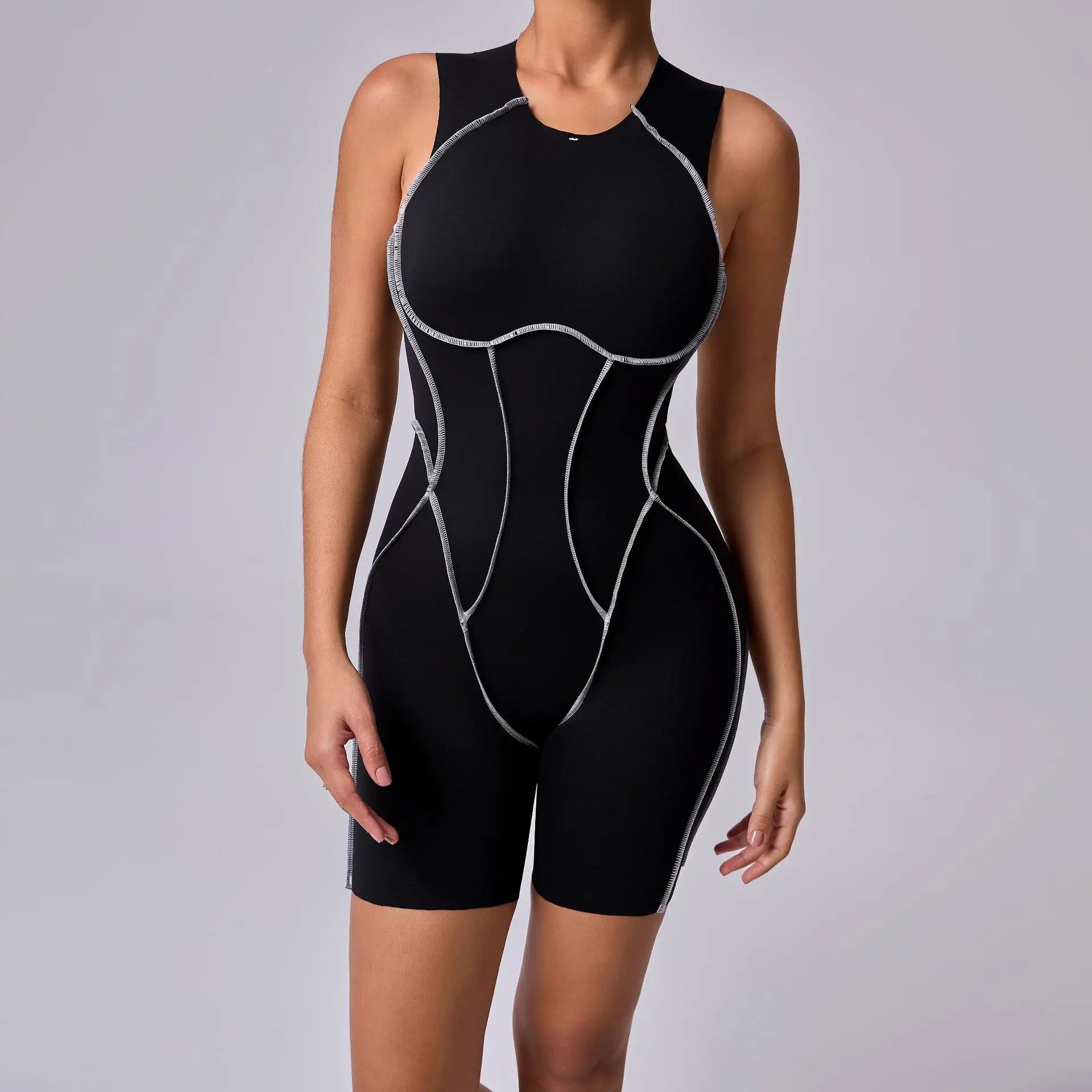 Sleeveless Fitness Bodysuit