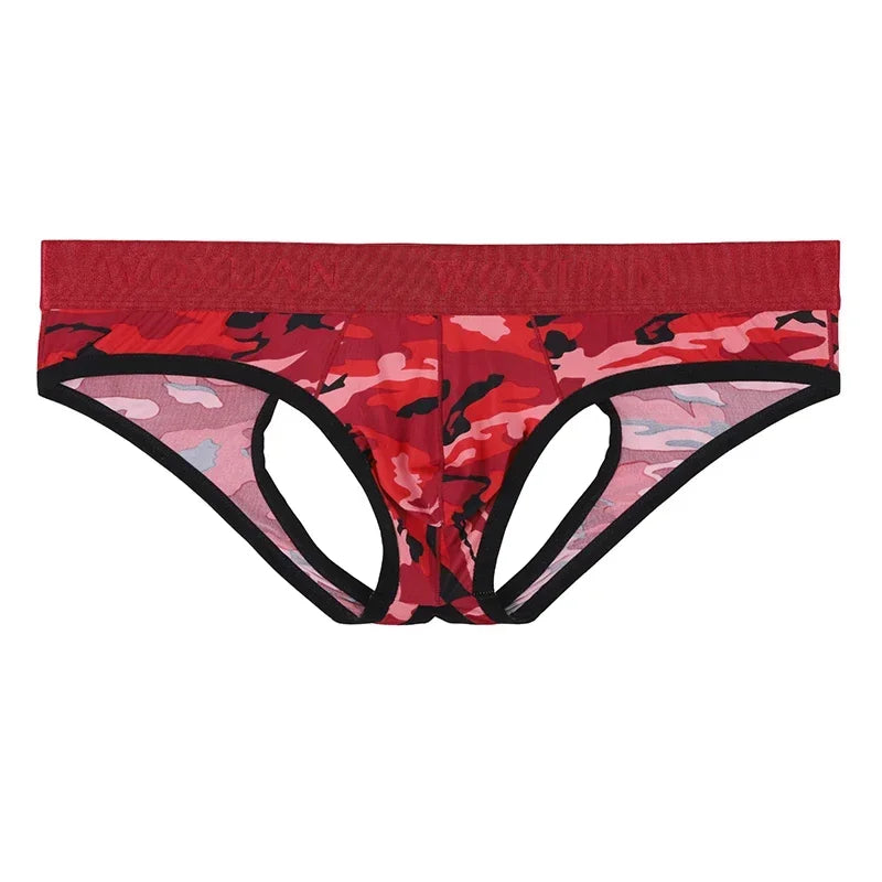 Camouflage U-Pouch Low-Rise Jockstrap