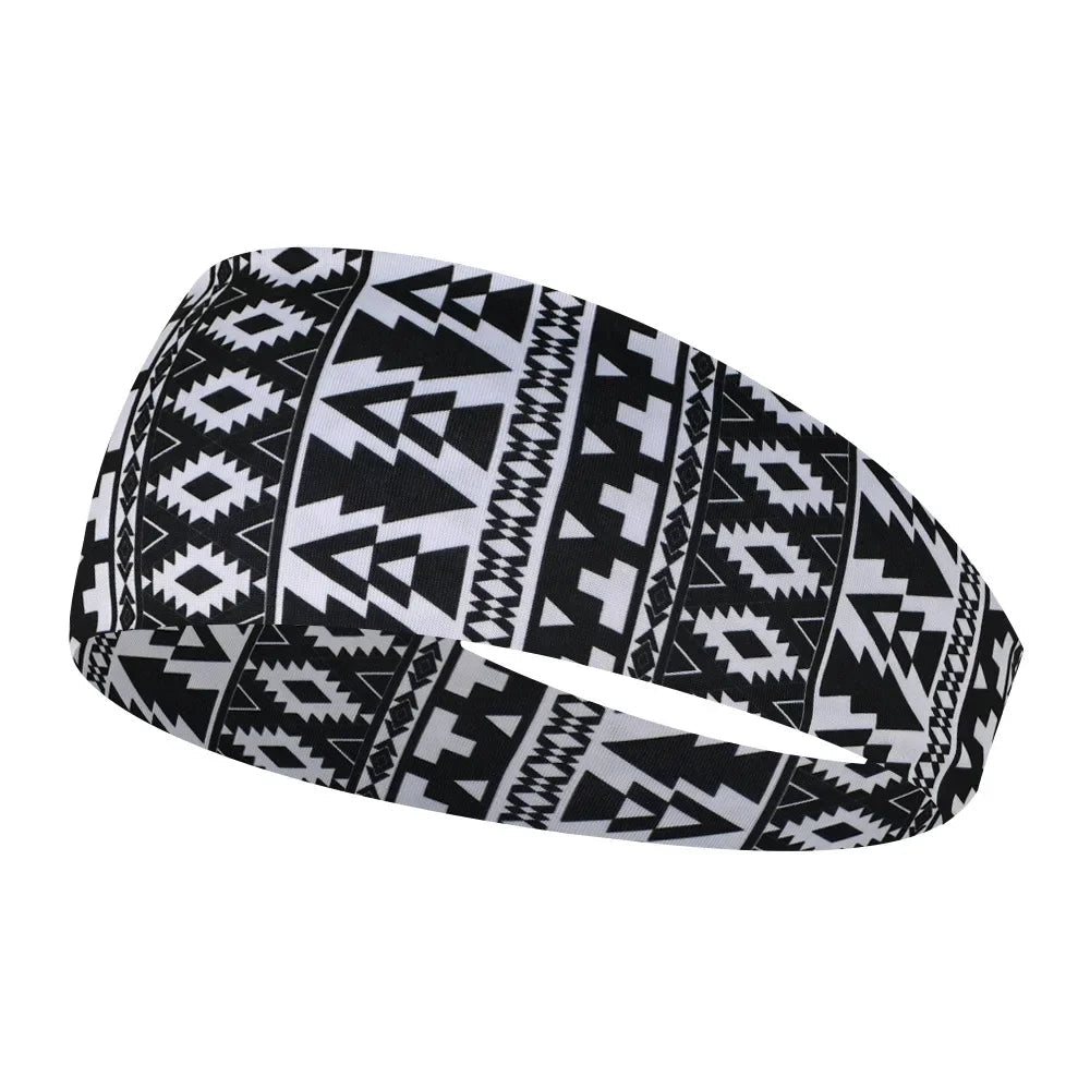 Printed Stretch Sports Headband