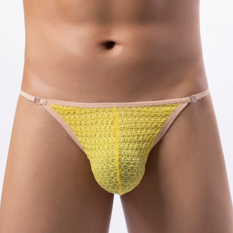Sexy Breathable Men's Low-Rise Thong