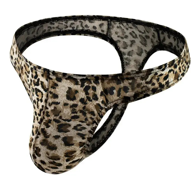 Leopard Print Thong Underwear