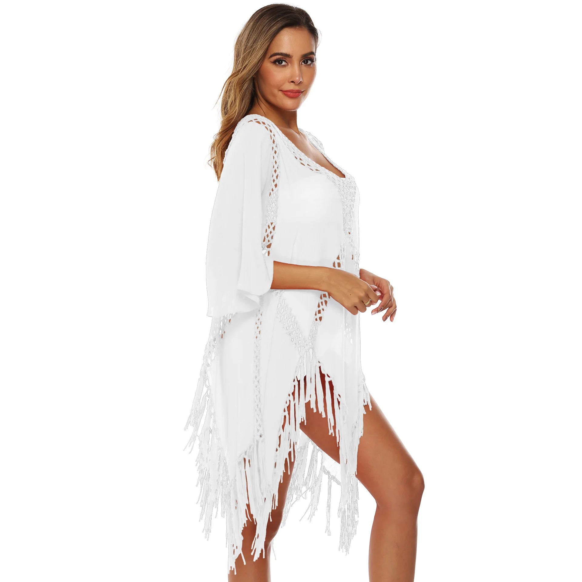 Backless Tassel Beach Dress