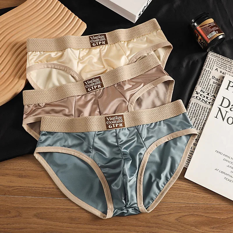 Men's Breathable Ice Silk Briefs