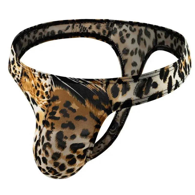 Leopard Print Thong Underwear