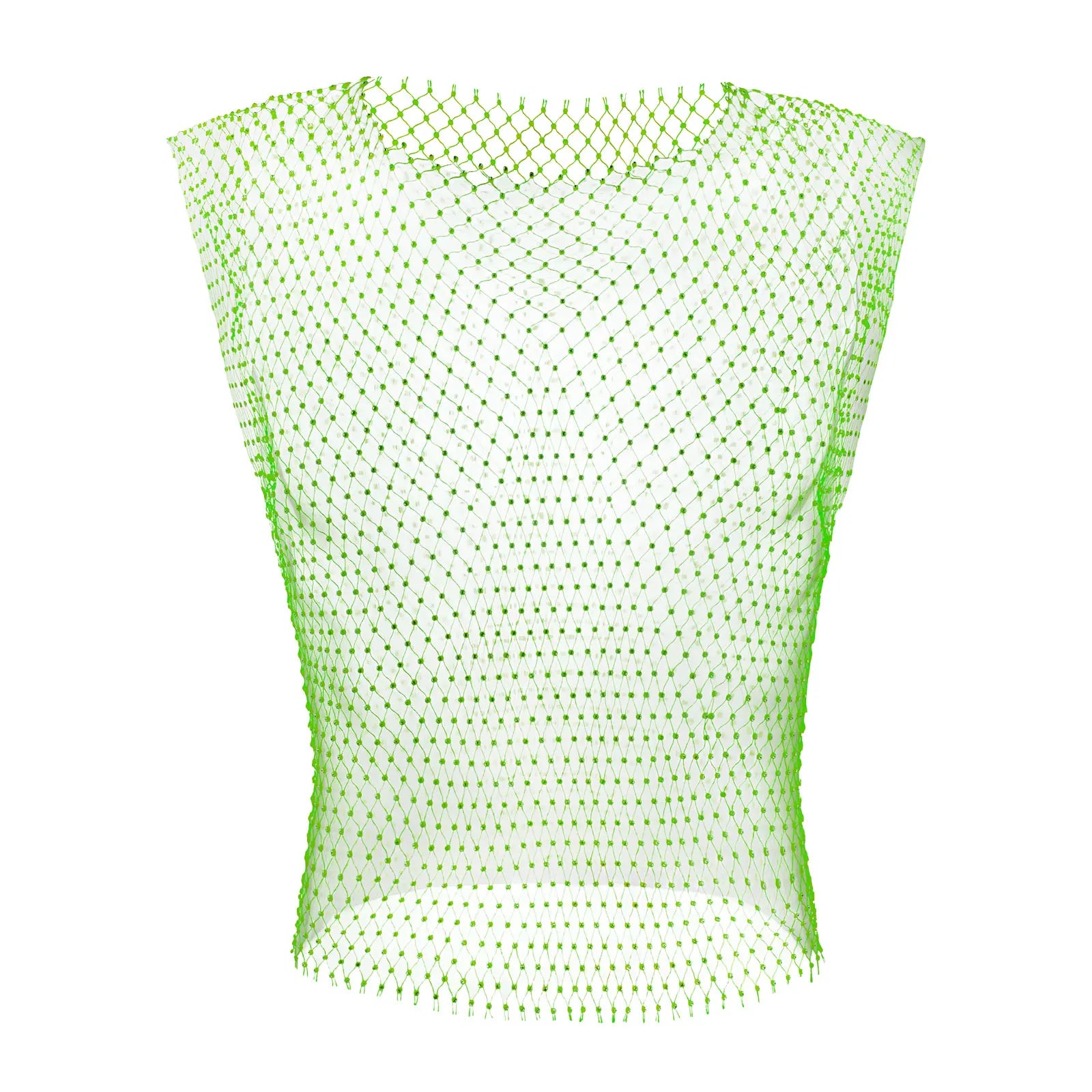 MEN See-Through Fishnet Vest