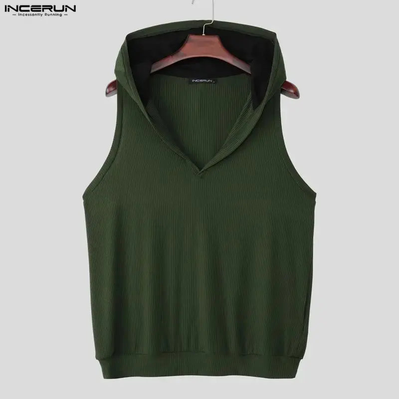 Patchwork Hooded Tank Top