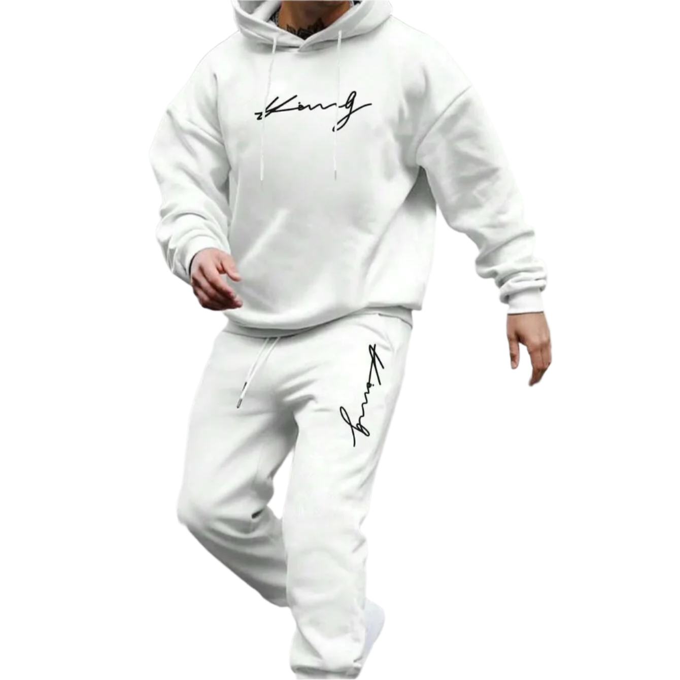 Warm Hooded Two Piece Set