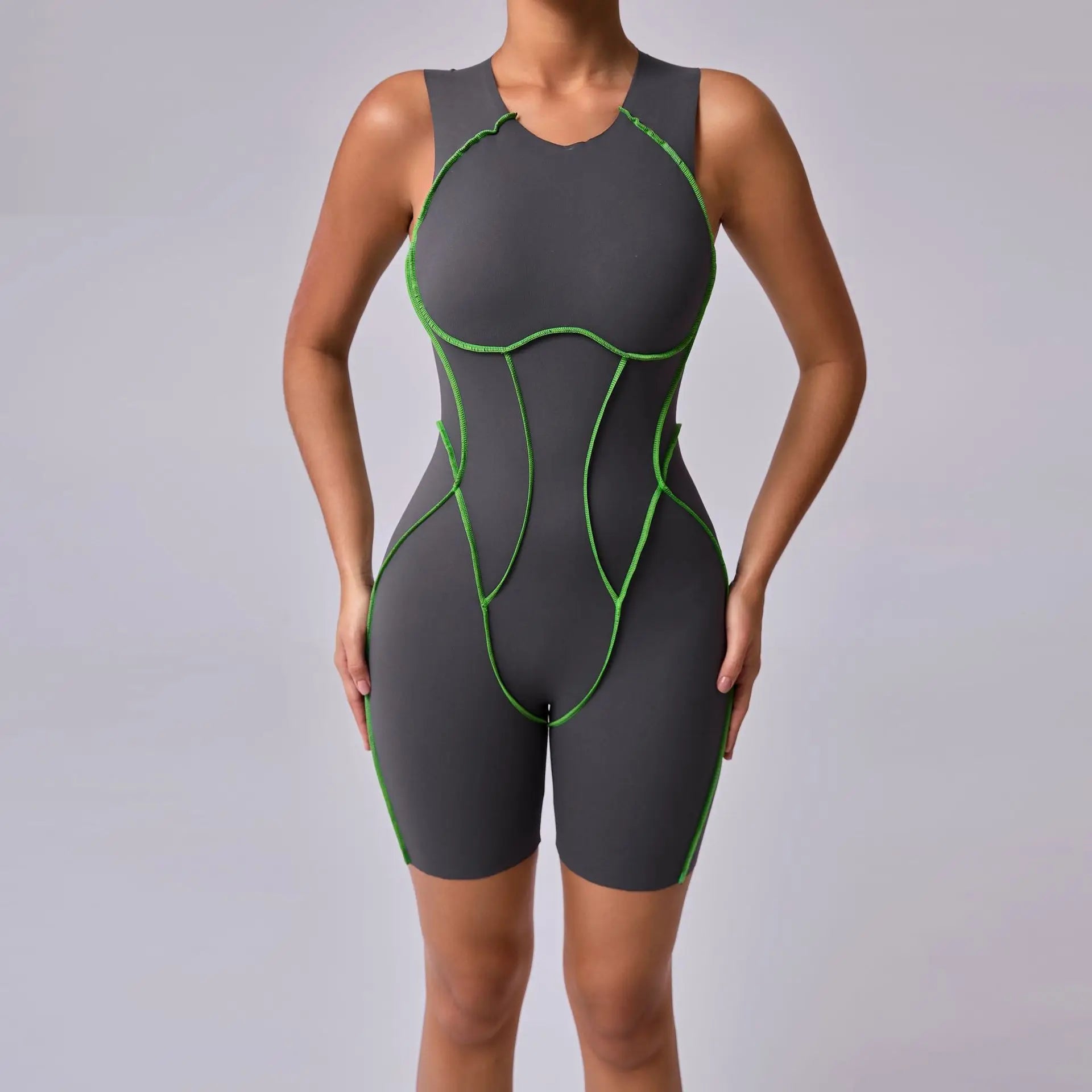 Sleeveless Fitness Bodysuit